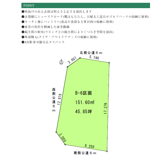 セレーノ大治堂地ⅡB-6区画詳細情報